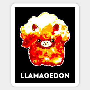 Llamagedon Sticker